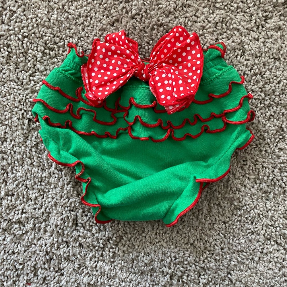 Baby Christmas Bloomers